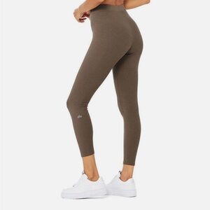 Alo Yoga- Ribbed High-Waist 7/8 Blissful Legging